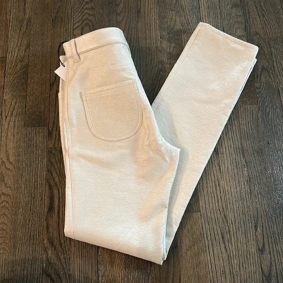 Courreges 5 pocket vinyl coated pants size 38 FR